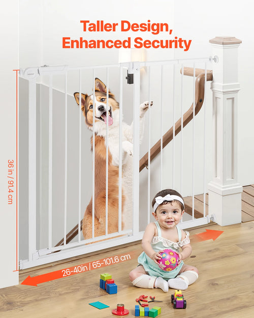Adjustable Walk Through Dog Safety Gate