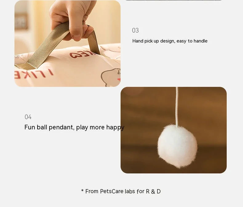 Warm Washable Dog House Winter Bed