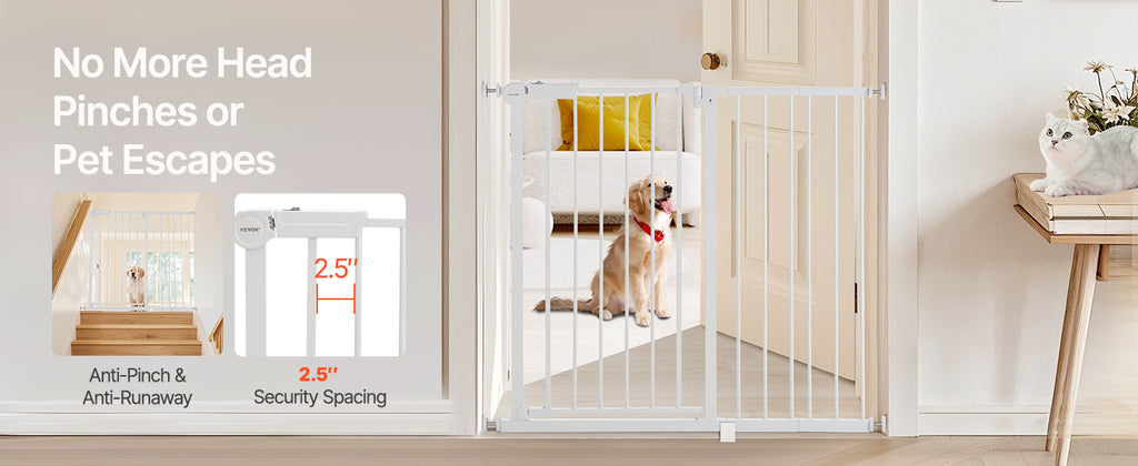 Adjustable Walk Through Dog Safety Gate