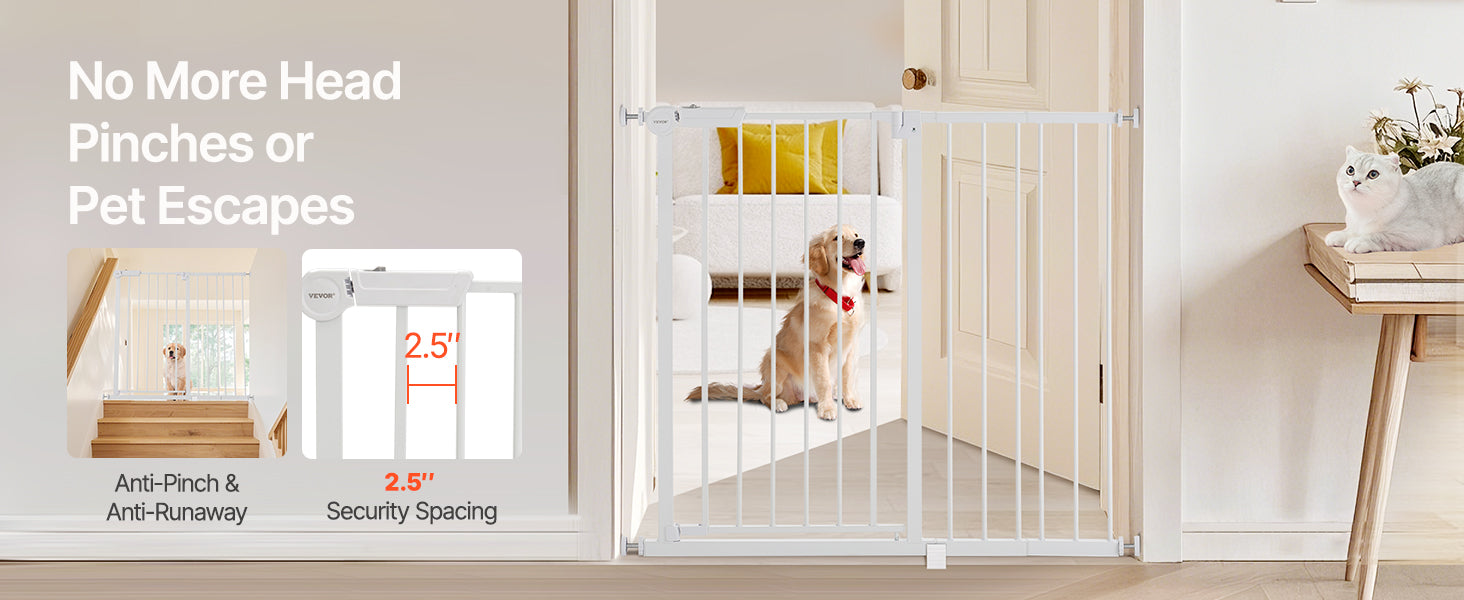 Adjustable Walk Through Dog Safety Gate