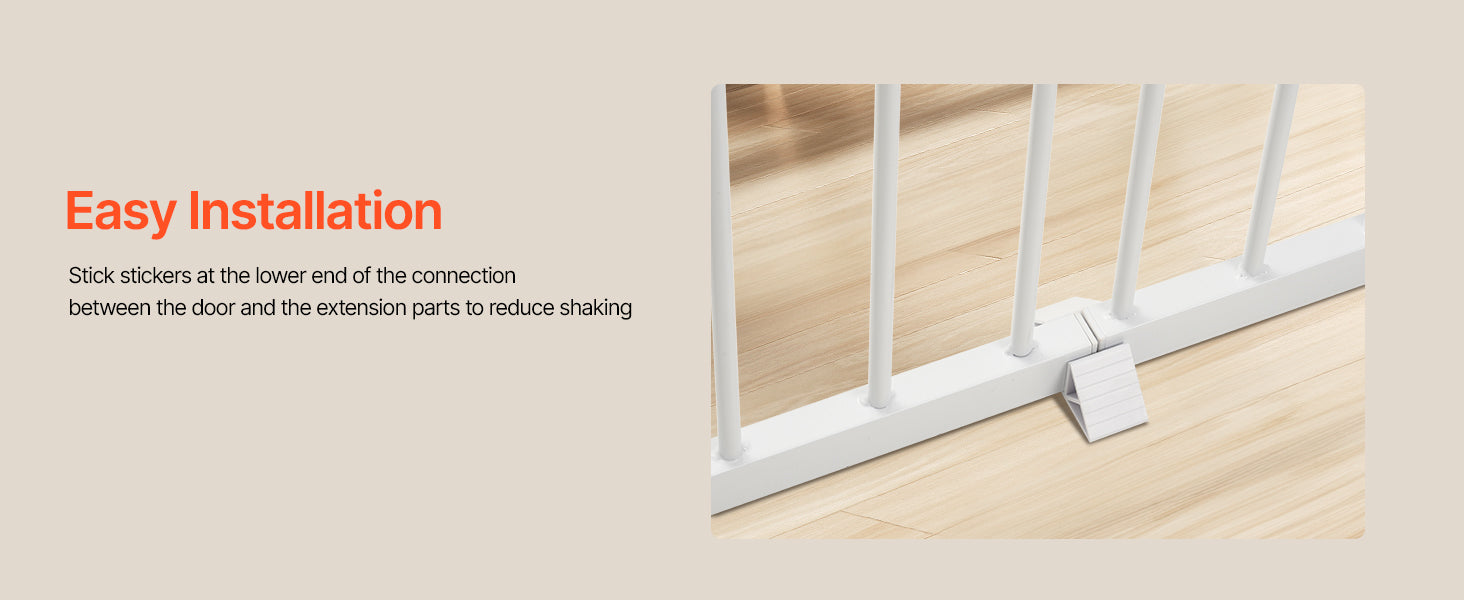 Adjustable Walk Through Dog Safety Gate