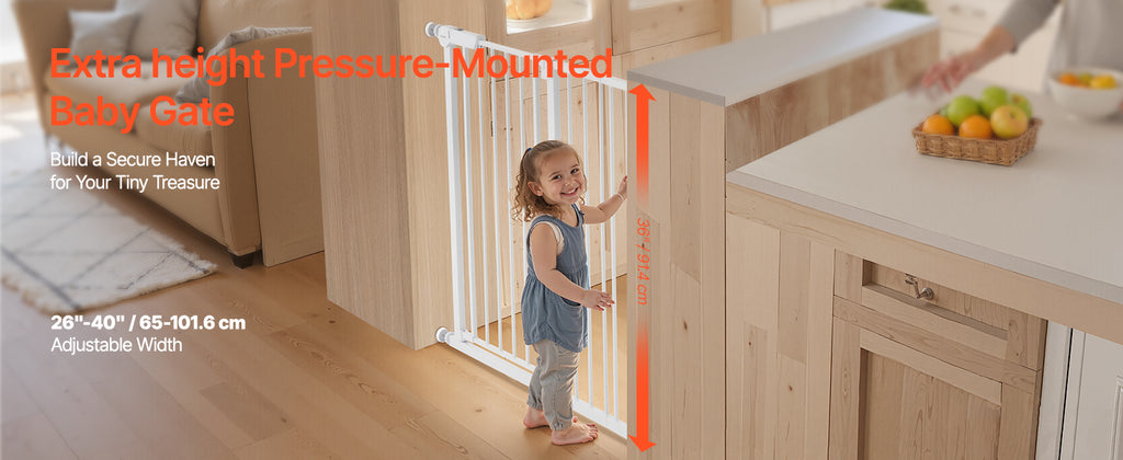 Adjustable Walk Through Dog Safety Gate